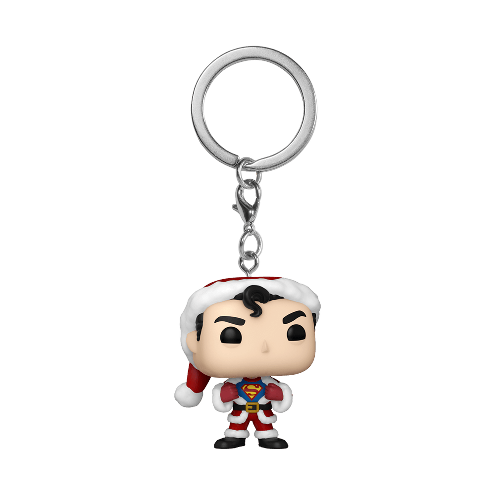 FUNKO POP KEYCHAIN: DC HOLIDAY- SUPERMAN(WMT) 889698665964