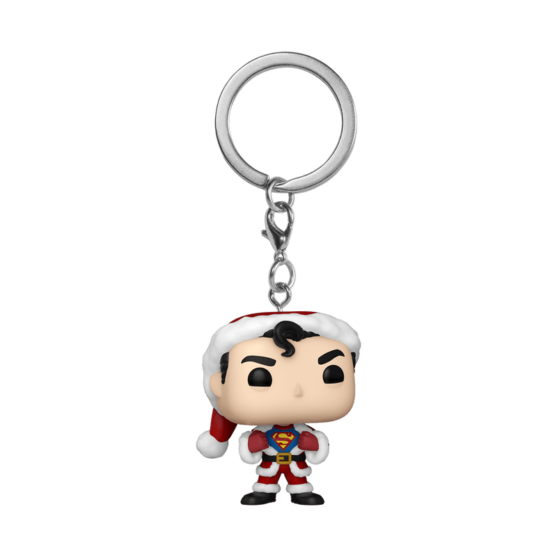 FUNKO POP KEYCHAIN: DC HOLIDAY- SUPERMAN(WMT) 889698665964