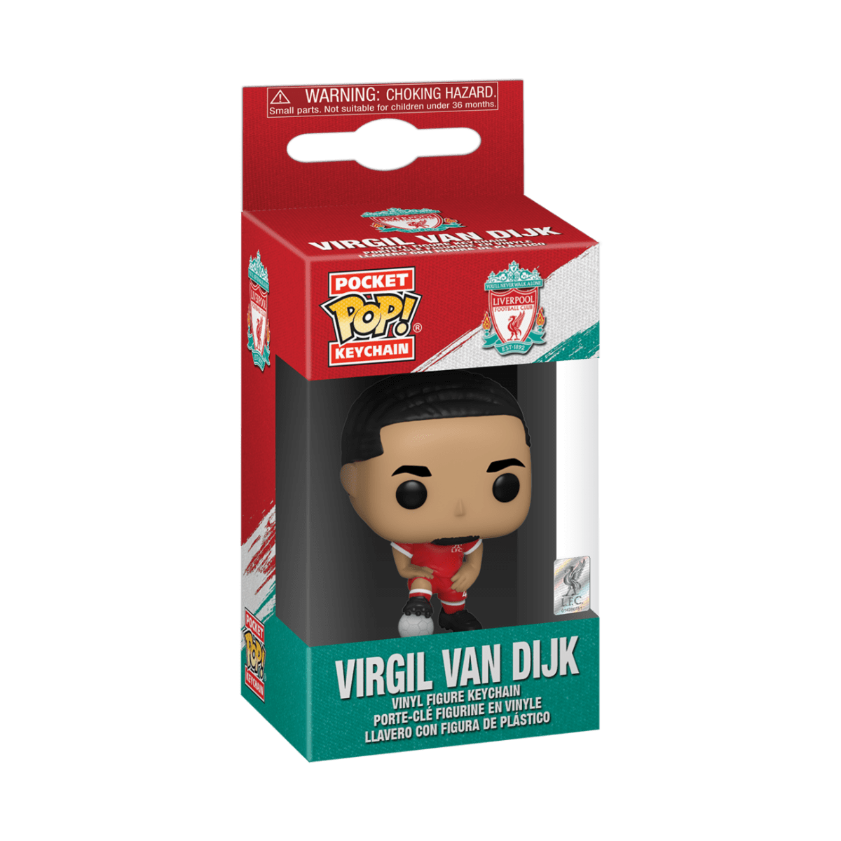 FUNKO POP KEYCHAIN: LIVERPOOL - VIRGIL VAN DIJK 889698521918