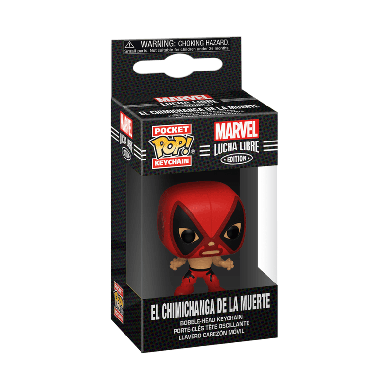 FUNKO POP KEYCHAIN: MARVEL LUCHA LIBRE - DEADPOOL 889698538978