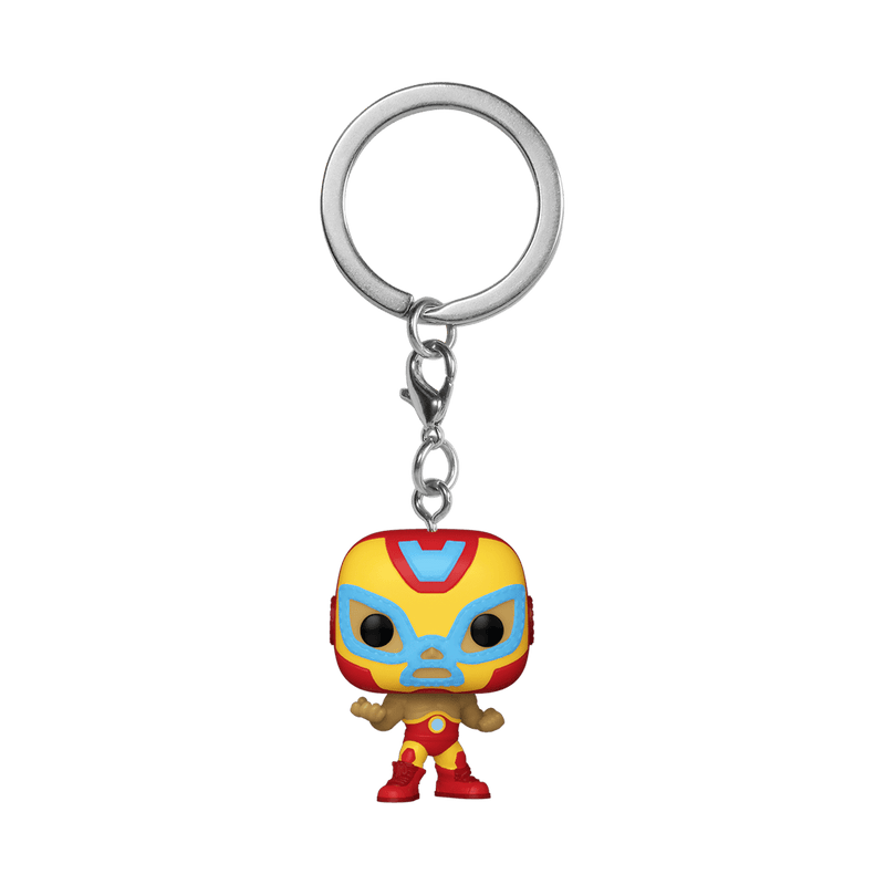 FUNKO POP KEYCHAIN: MARVEL LUCHA LIBRE - IRON MAN 889698538930