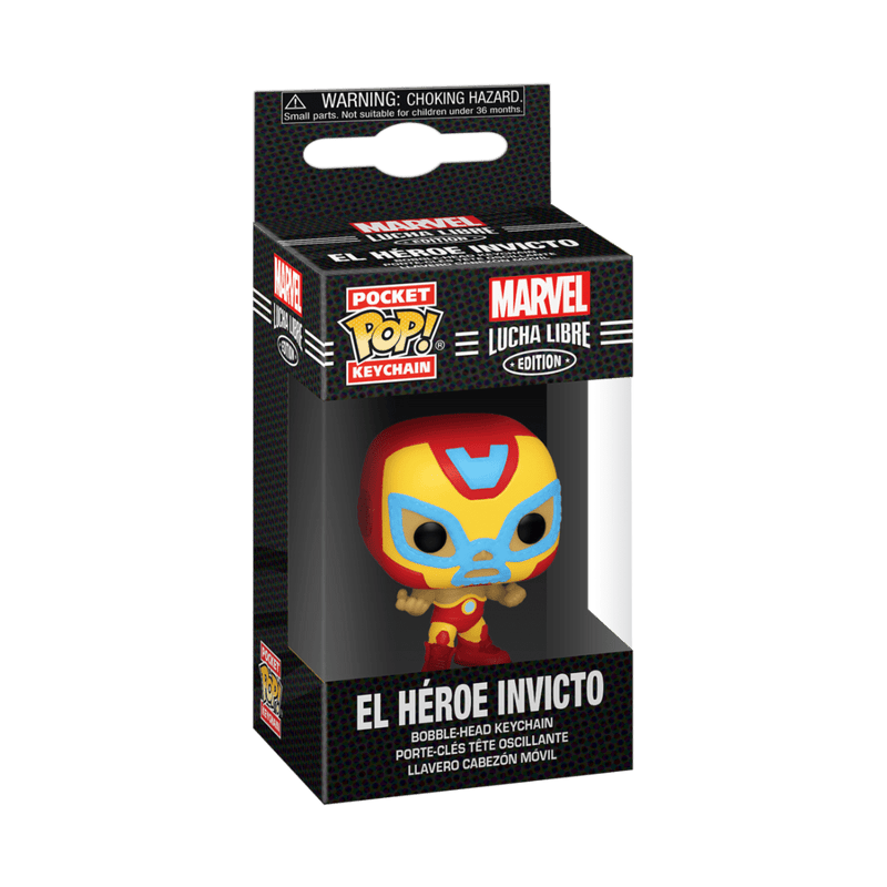 FUNKO POP KEYCHAIN: MARVEL LUCHA LIBRE - IRON MAN 889698538930