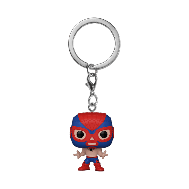 FUNKO POP KEYCHAIN: MARVEL LUCHA LIBRE - SPIDER-MAN 889698538909