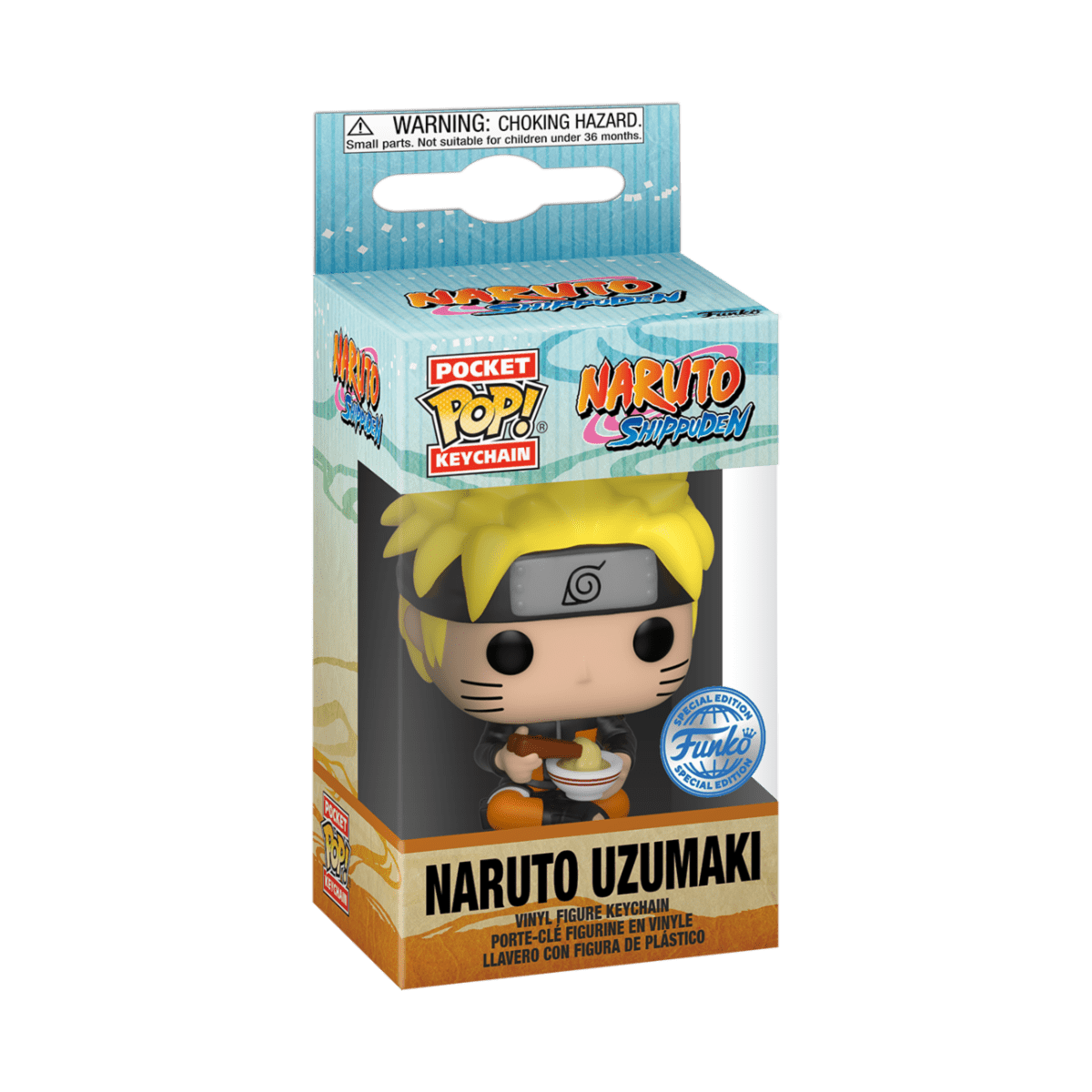 FUNKO POP KEYCHAIN: NARUTO- NARUTO W/NOODLES 889698666848