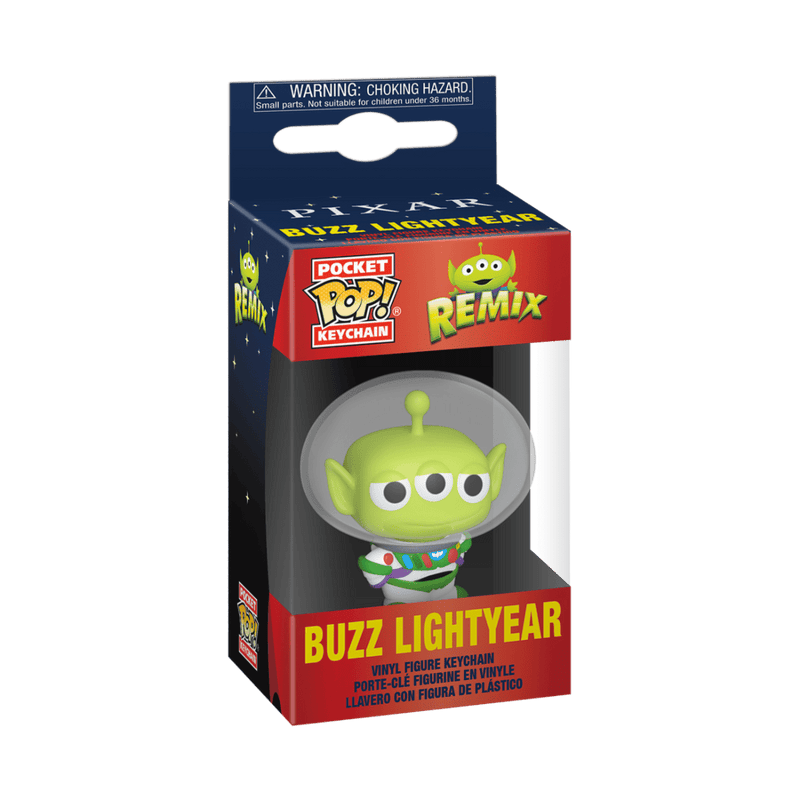 FUNKO POP KEYCHAIN: PIXAR ALIEN REMIX - BUZZ 889698483551