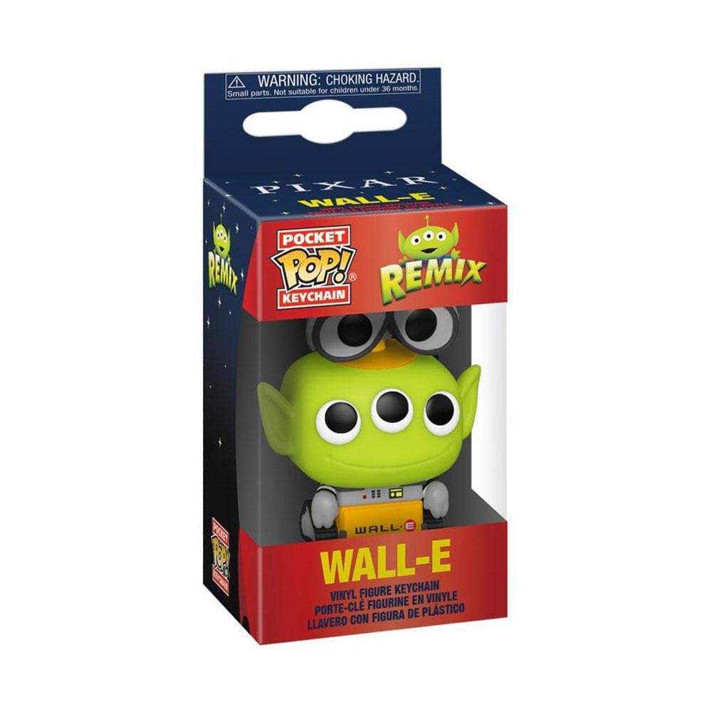 FUNKO POP KEYCHAIN: PIXAR ALIEN REMIX - WALL-E 889698483575