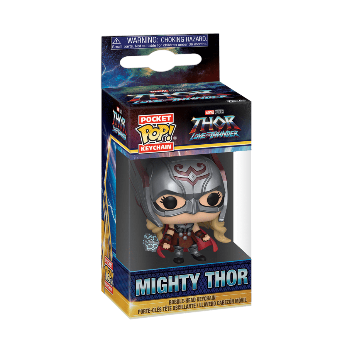 FUNKO POP KEYCHAIN: THOR L&T - MIGHTY THOR 889698624176