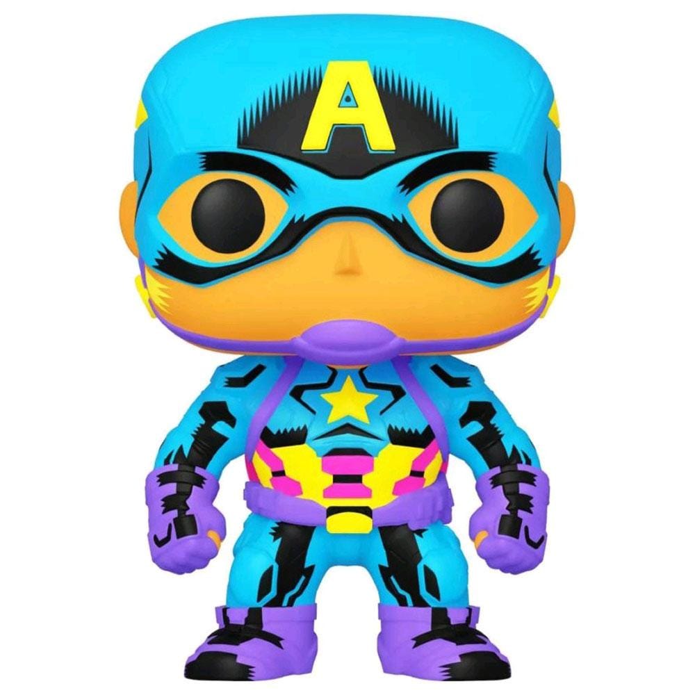 FUNKO POP MARVEL: BLACK LIGHT - CAPTAIN AMERICA (LIMITED AVAILABILITY) 889698488457