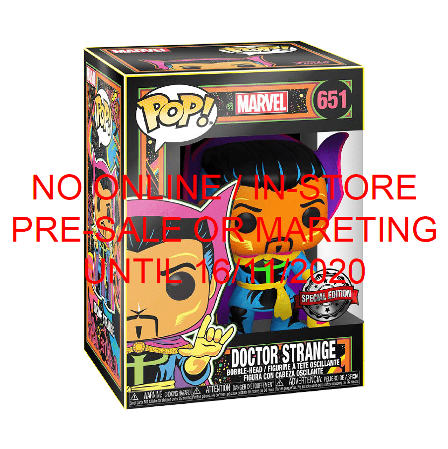 FUNKO POP MARVEL: BLACK LIGHT - DR. STRANGE (LIMITED AVAILABILITY) 889698488488