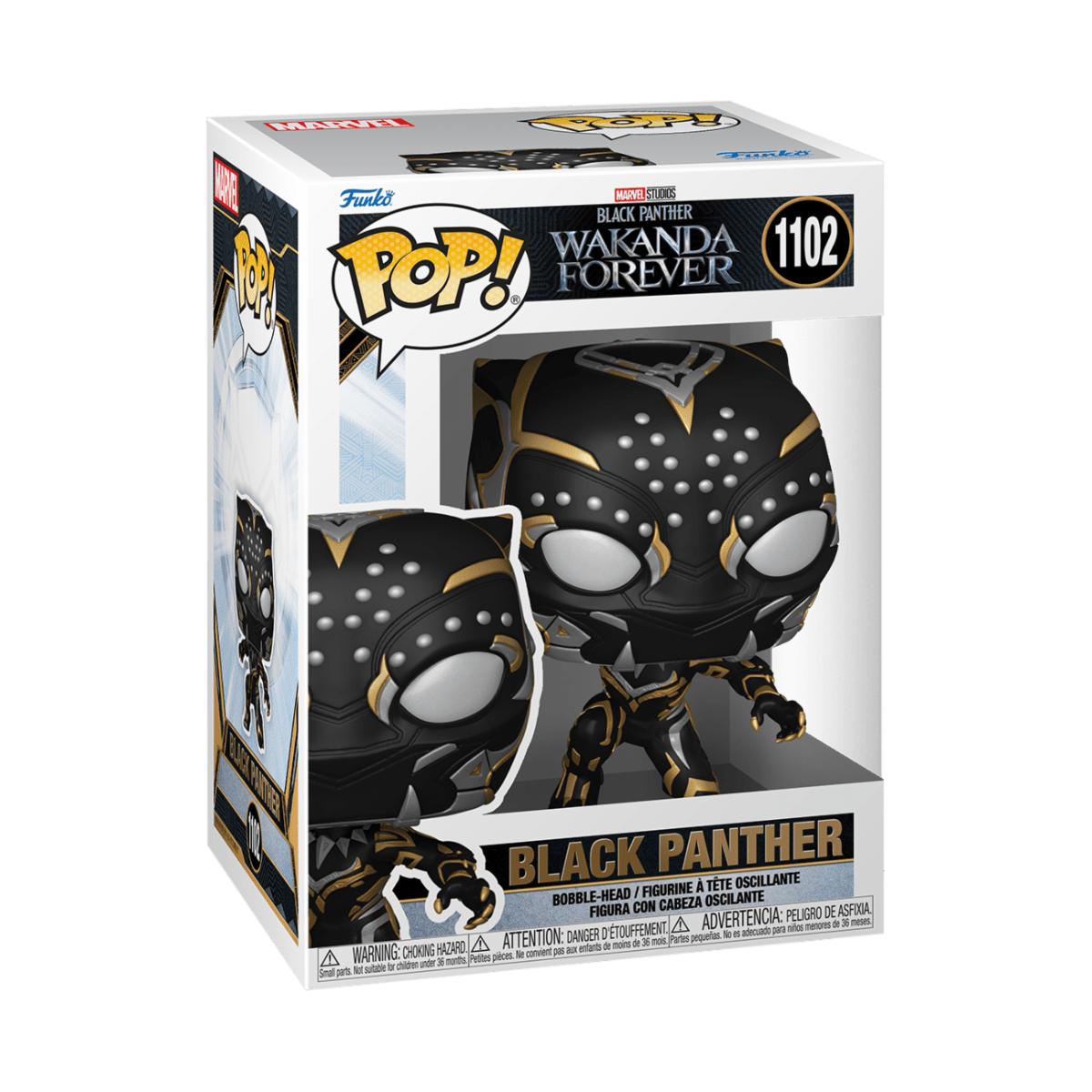 FUNKO POP: MARVEL - BLACK PANTER - BLACK PANTER 889698667180