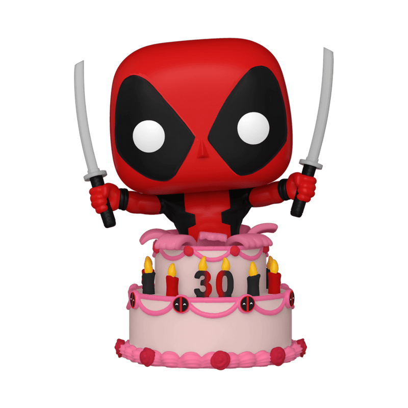 FUNKO POP MARVEL: DEADPOOL 30TH -DEADPOOL IN CAKE 889698546546