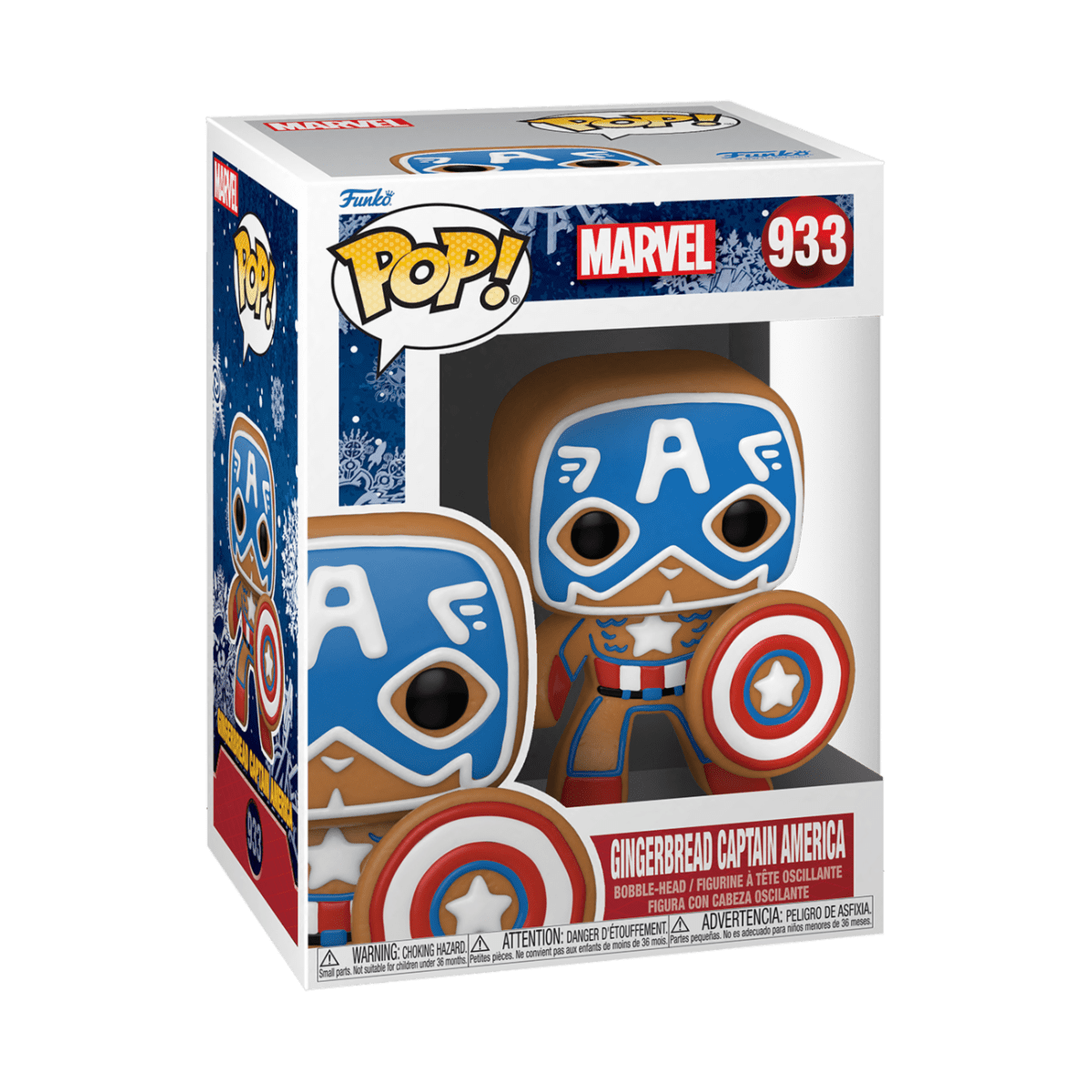 FUNKO POP MARVEL: HOLIDAY- CAPTAIN AMERICA 889698506571
