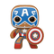 FUNKO POP MARVEL: HOLIDAY- CAPTAIN AMERICA 889698506571
