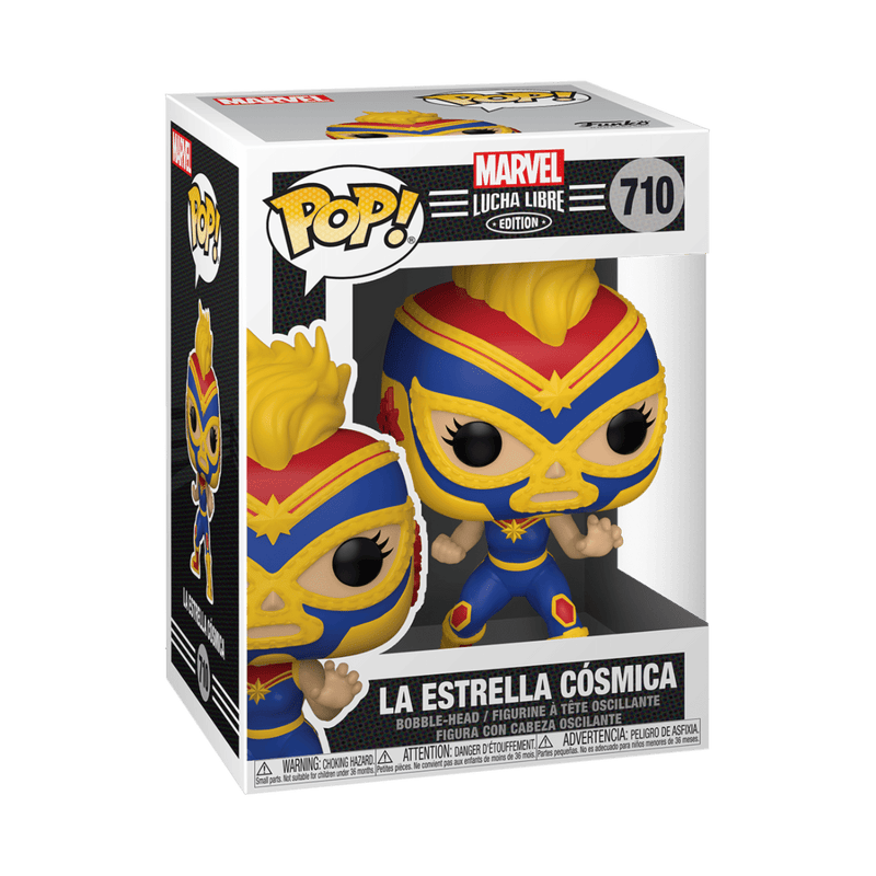 FUNKO POP MARVEL: LUCHA LIBRE - CAPTAIN MARVEL 889698538725