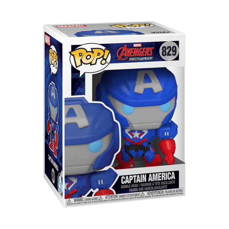 FUNKO POP MARVEL: MARVEL MECH - CAPTAIN AMERICA 889698552332