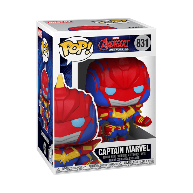 FUNKO POP MARVEL: MARVEL MECH - CAPTAIN MARVEL 889698552356
