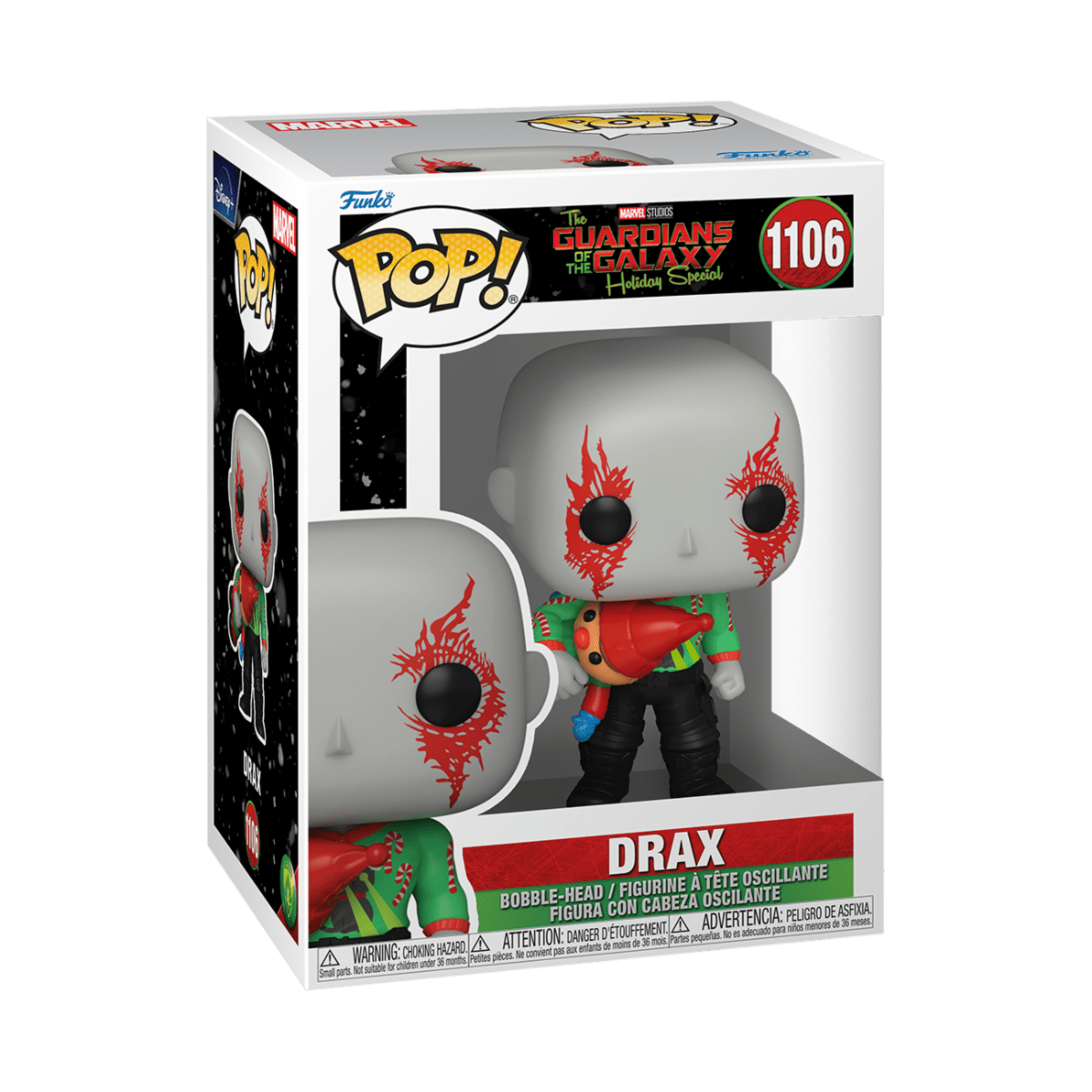 FUNKO POP! MARVEL: THE GUARDIANS OF THE GALAXY HOLIDAY SPECIAL - DRAX POP 889698643306