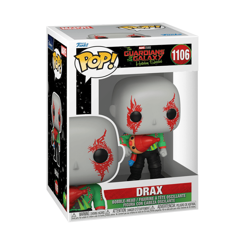 FUNKO POP! MARVEL: THE GUARDIANS OF THE GALAXY HOLIDAY SPECIAL - DRAX POP 889698643306