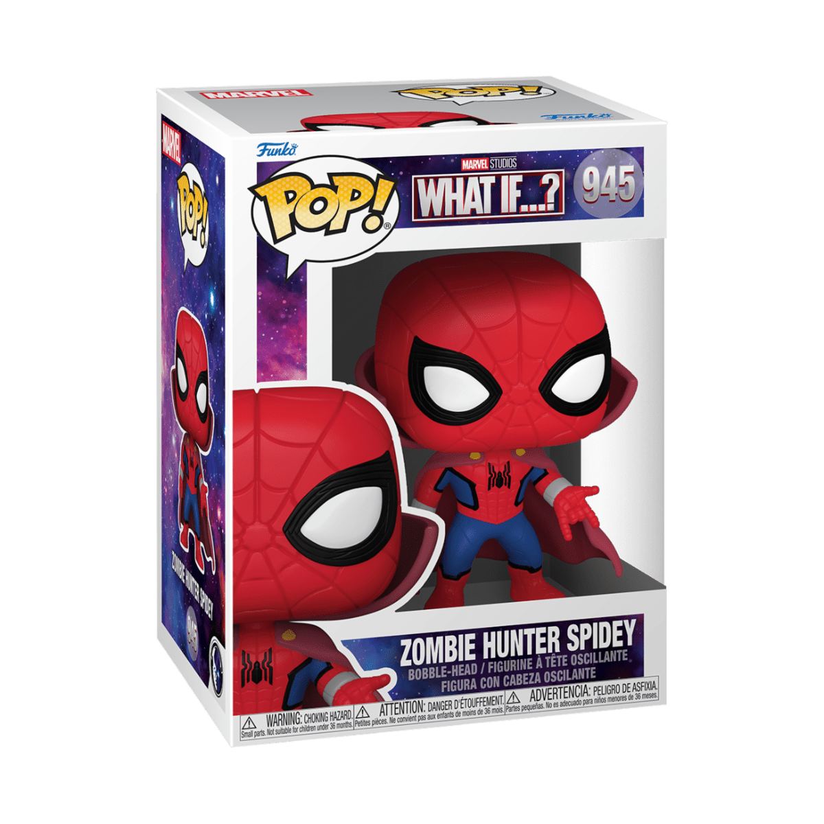 FUNKO POP MARVEL: WHAT IF - ZOMBIE HUNTER SPIDEY 889698573801