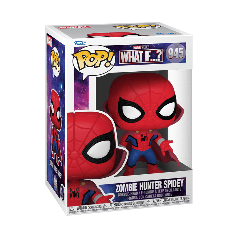 FUNKO POP MARVEL: WHAT IF - ZOMBIE HUNTER SPIDEY 889698573801