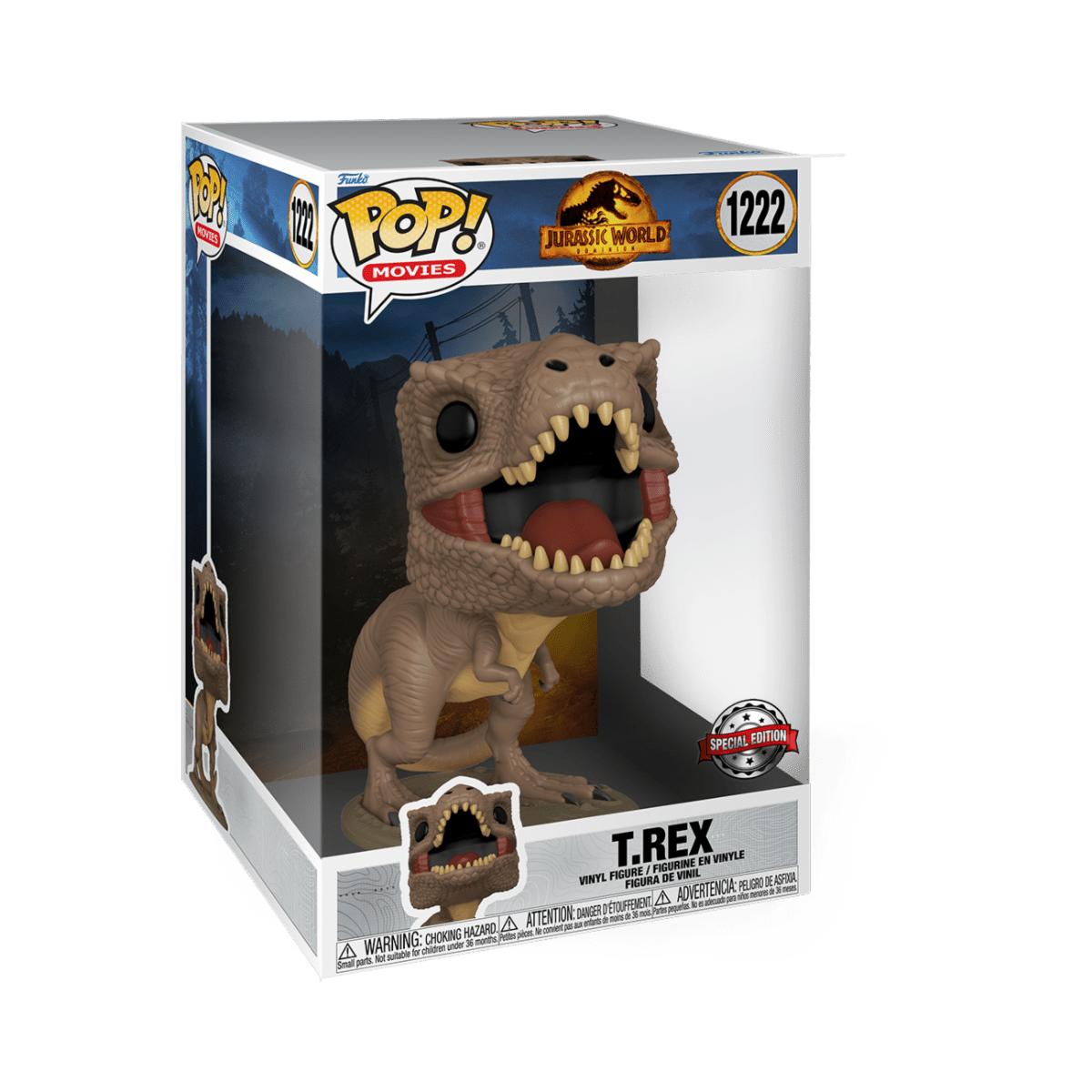 FUNKO POP MOVIES: JURASSIC WORLD 3 - T.REX 889698622288