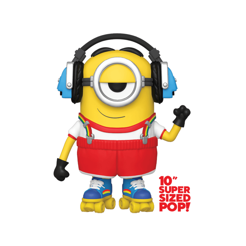 FUNKO POP MOVIES: MINIONS 2 - 10" ROLLER SKATING STUART 889698478113