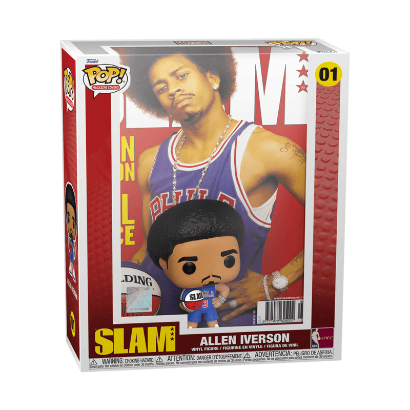 FUNKO POP NBA COVER: SLAM- ALLEN IVERSON 889698593496