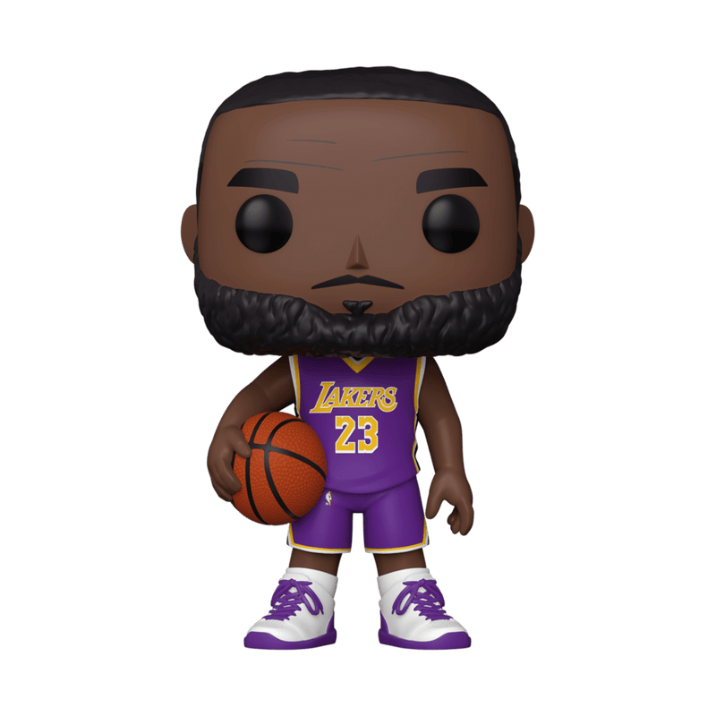FUNKO POP NBA: LAKERS - 10" LEBRON JAMES (PURPLE JERSEY) 889698523592