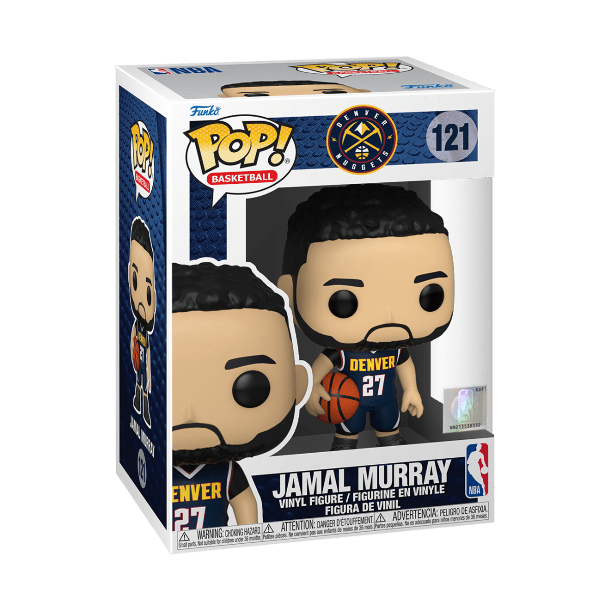 FUNKO POP NBA: NUGGETS- JAMAL MURRAY (DARK BLUE JERSEY) 889698576314