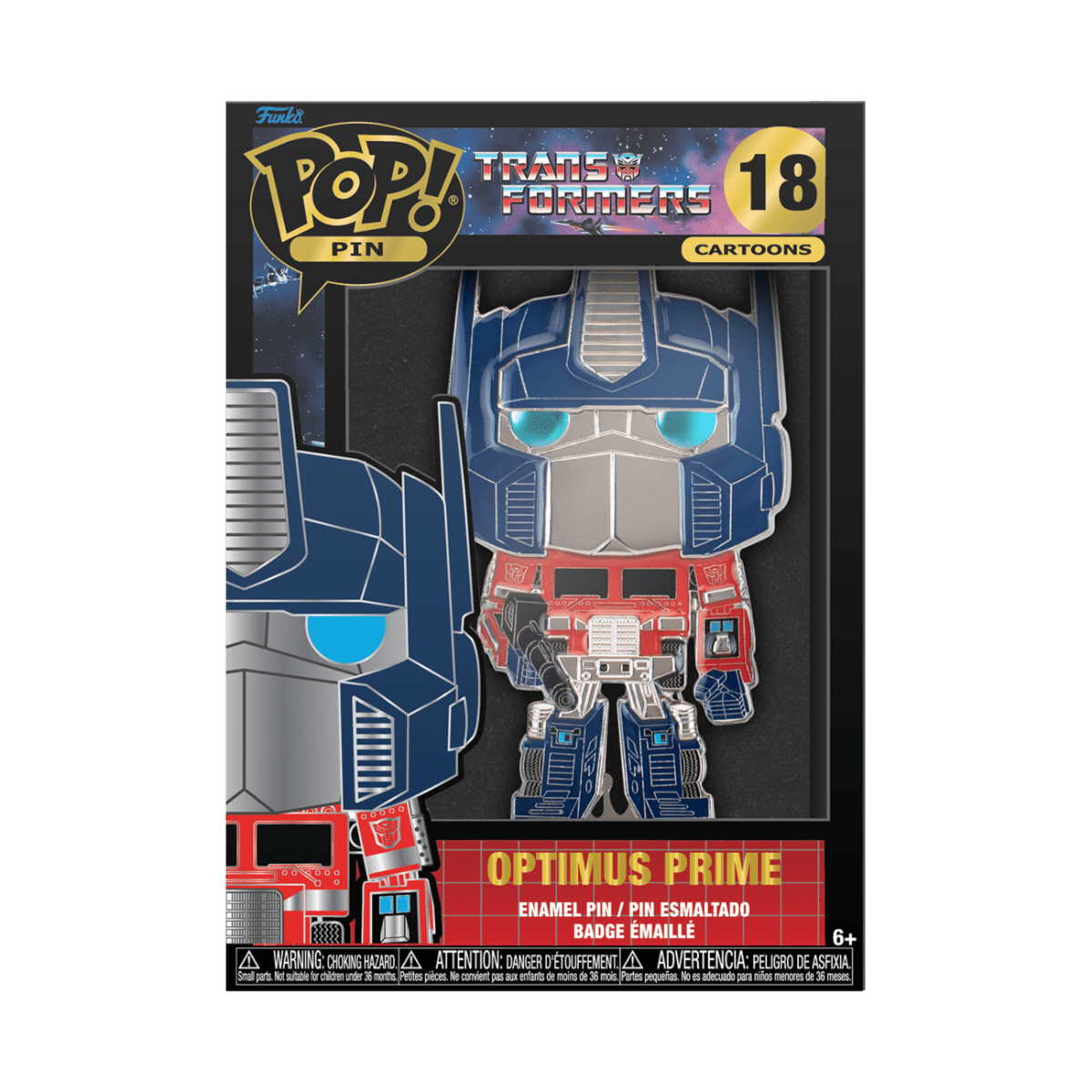 FUNKO POP PIN: TRANSFORMERS: OPTIMUS PRIME GROUP 671803409538