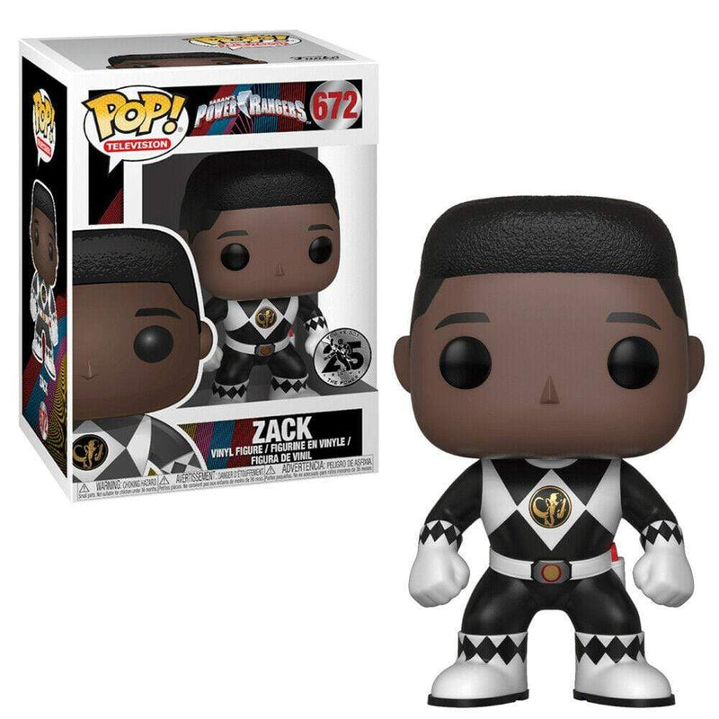 FUNKO POP POWER RANGERS: ZACK BLACK RANGER 889698328081
