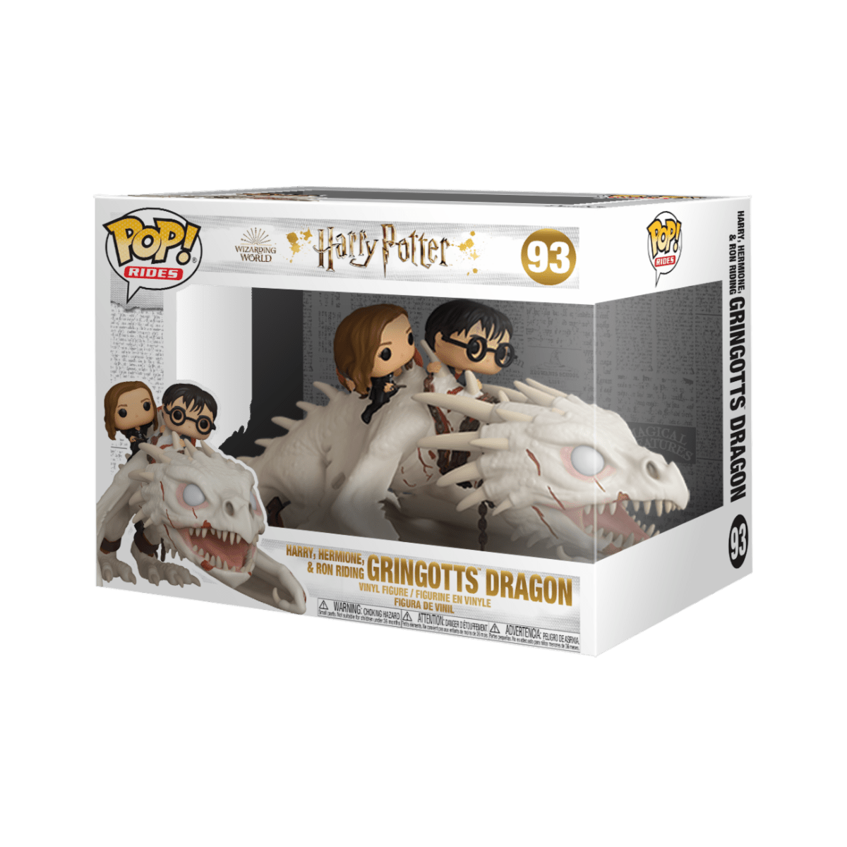 FUNKO POP RIDE: DRAGON W/ HARRY, RON, & HERMIONE 889698508155