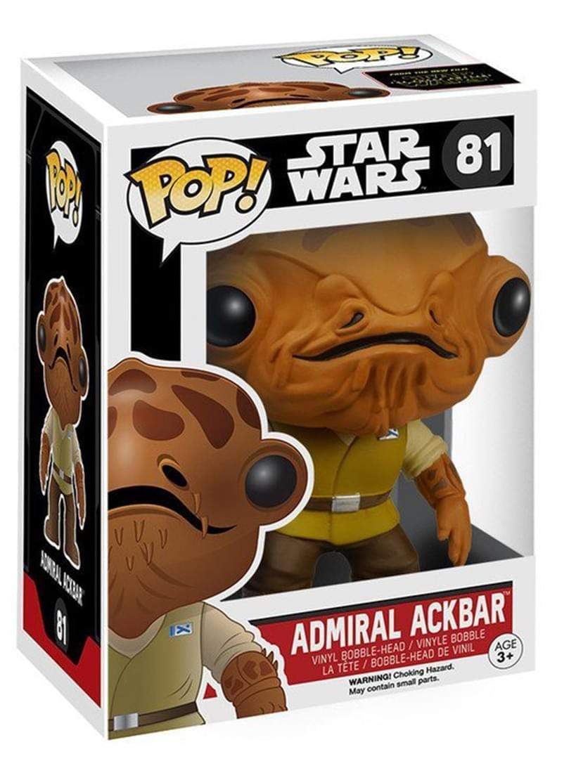 FUNKO POP! STAR WARS - ADMIRAL ACKBAR EP7 VINYL FIGURE 849803065850