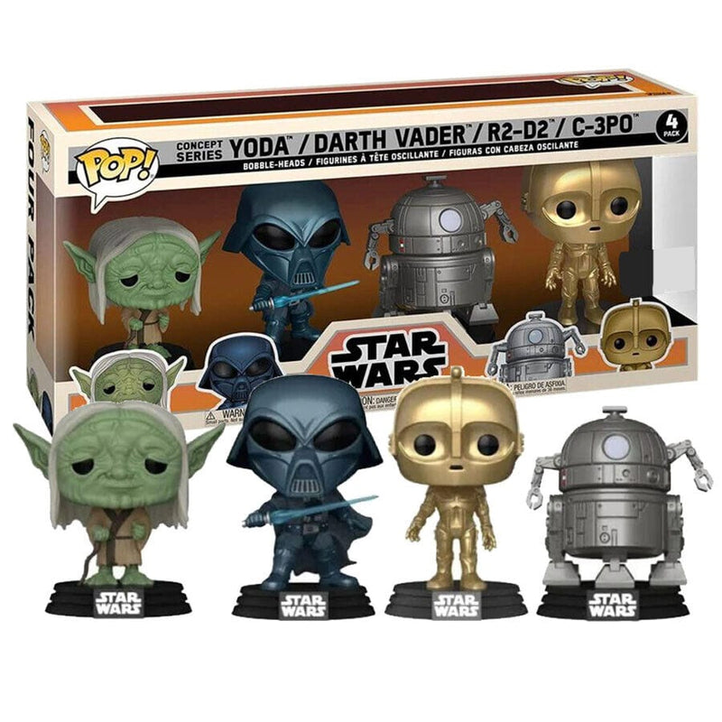 FUNKO POP STAR WARS: CONCEPT SERIES- 4PK 889698588683