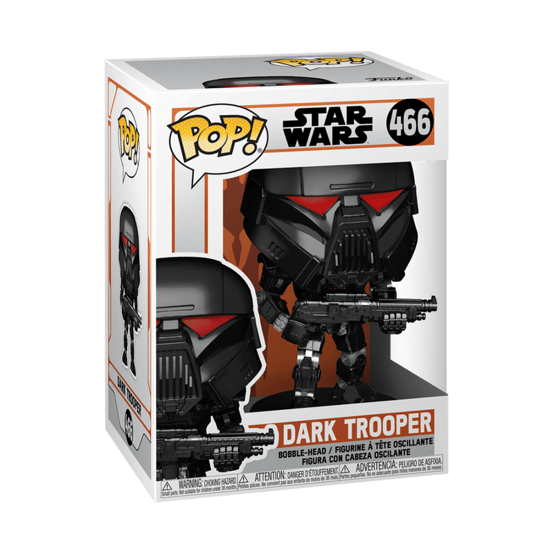 FUNKO POP STAR WARS: MANDALORIAN - DARK TROOPER (BATTLE) 889698582896