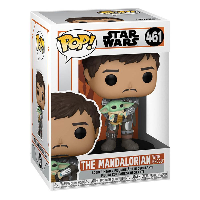 FUNKO POP STAR WARS: MANDALORIAN - MANDO HOLDING CHILD 889698545259