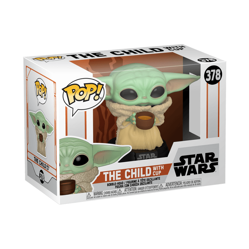 FUNKO POP STAR WARS: MANDALORIAN - THE CHILD W/ CUP 889698499330