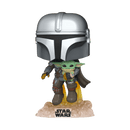 FUNKO POP STAR WARS: THE MANDALORIAN - MANDO FLYING W/JET PACK 889698509596