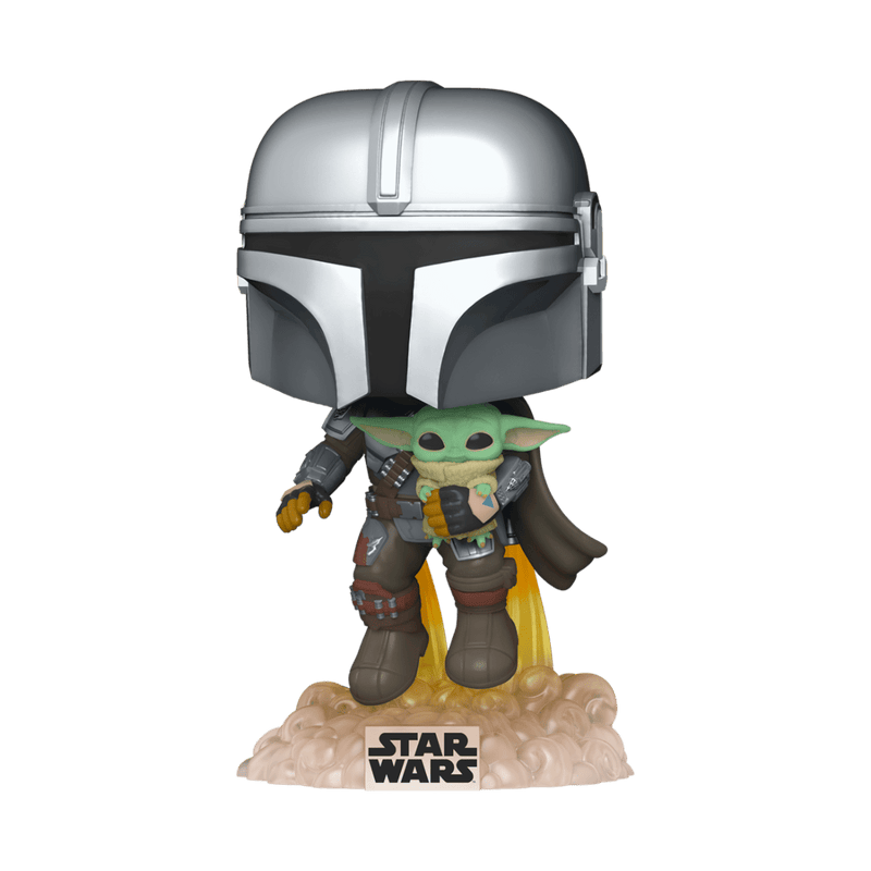 FUNKO POP STAR WARS: THE MANDALORIAN - MANDO FLYING W/JET PACK 889698509596