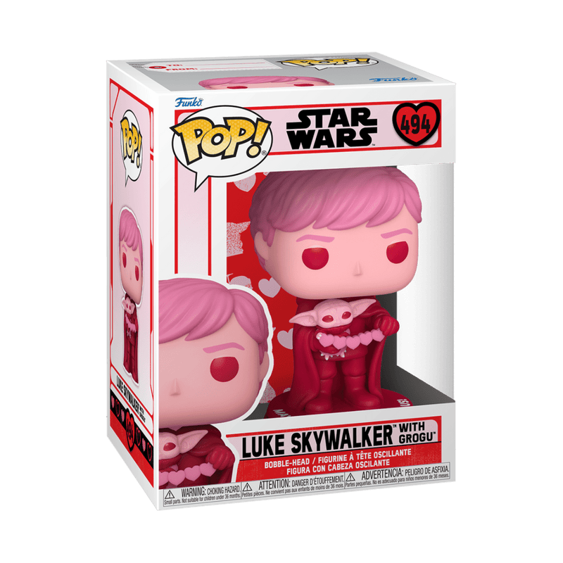 FUNKO POP STAR WARS: VALENTINES S2 - LUKE & GROGU 889698601252