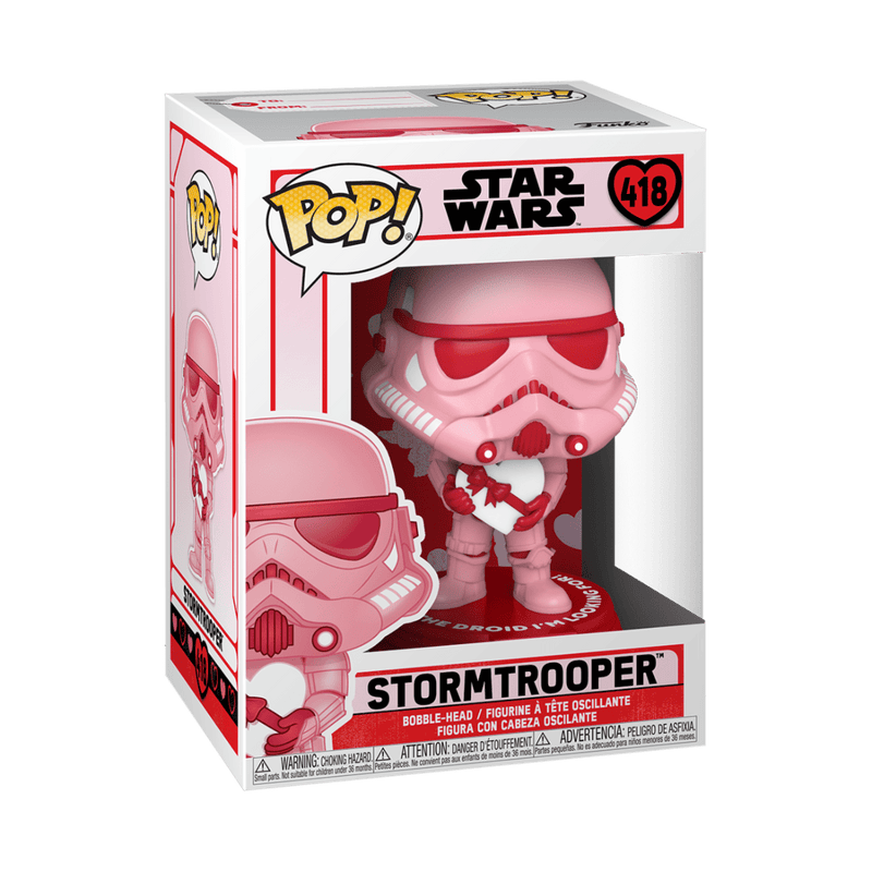 FUNKO POP STAR WARS: VALENTINES - STORMTROOPER W/HEART 889698528733