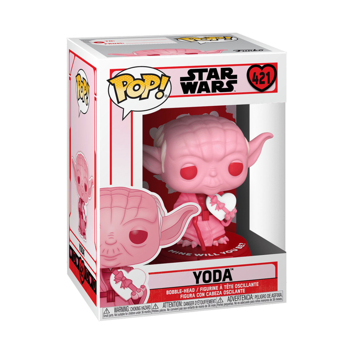 FUNKO POP STAR WARS: VALENTINES - YODA W/HEART 889698528702