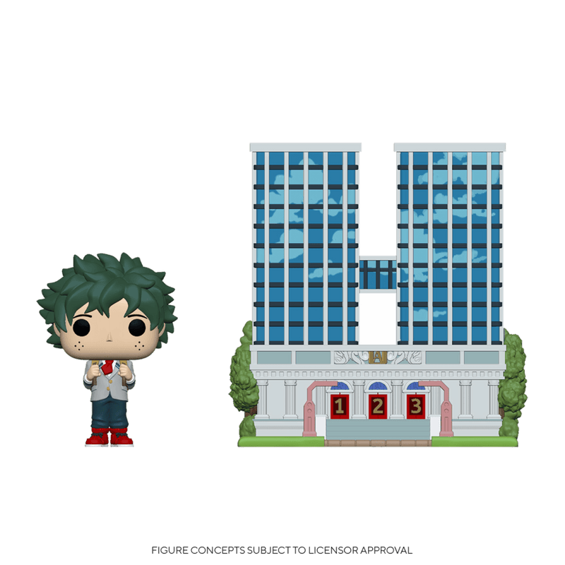 FUNKO POP TOWN: MHA - U.A. HIGH SCHOOL W/ DEKU IN UNIFORM 889698481687