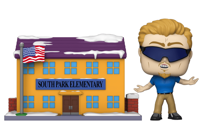 FUNKO POP TOWN: SOUTH PARK - SOUTH PARK ELEMENTARY W/ PC PRINCIPAL 889698516327