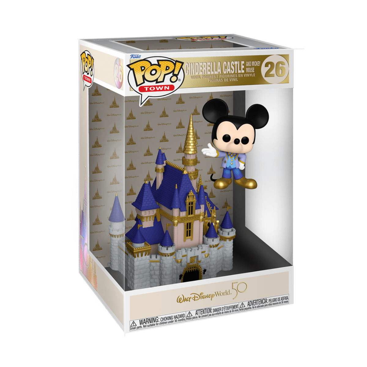FUNKO POP TOWN: WDW50 - CASTLE & MICKEY 889698589659