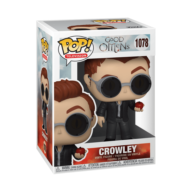 FUNKO POP TV: GOOD OMENS - CROWLEY W/APPLE W/CHASE 889698492805