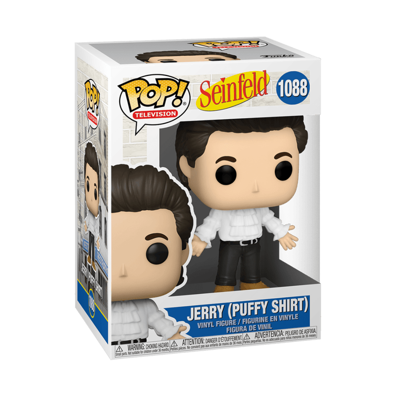 FUNKO POP TV: SEINFELD - JERRY W/PUFFY SHIRT 889698546829