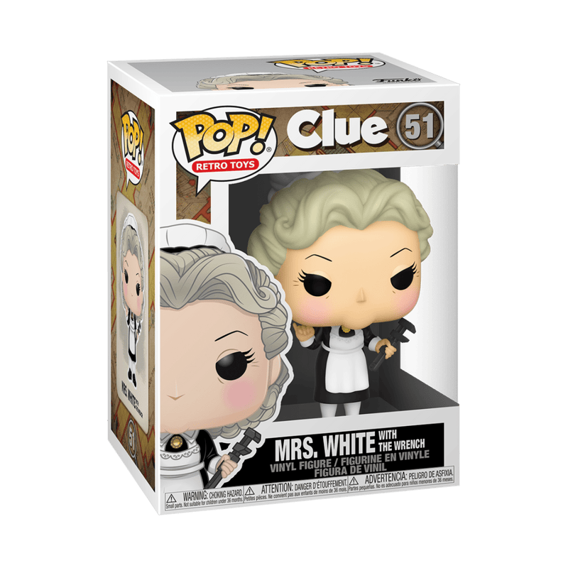 FUNKO POP VINYL: CLUE - MRS.WHITE W/WRENCH 889698514552