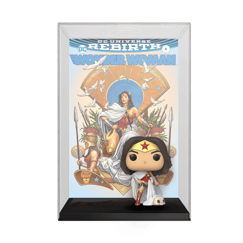 FUNKO POP VINYL COMIC COVER: WW 80TH-WW (REBIRTH) ON THRONE 889698550109
