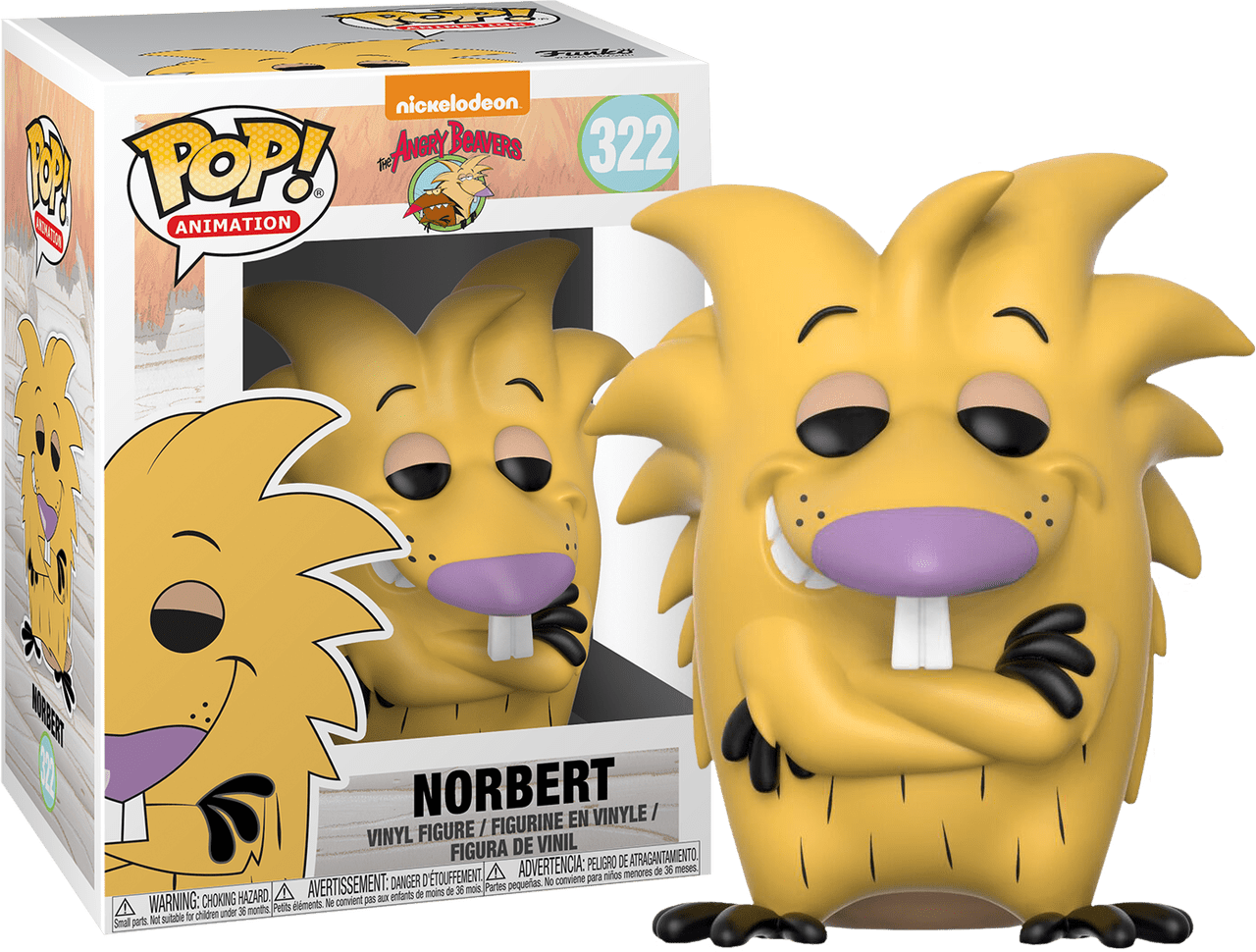FUNKO POP! VINYL: NICKELODEON: ANGRY BEAVERS: NORBERT 889698130592